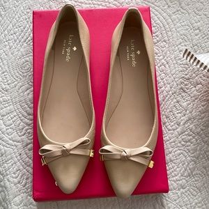 KATE SPADE EMMA PALE PINK FLATS